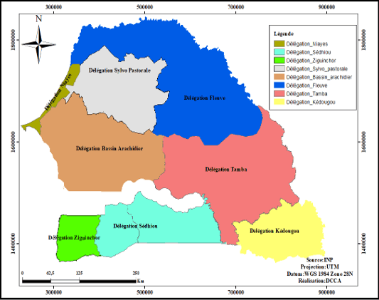 Carte pédologique officielle du Sénégal — Institut national de Pédologie