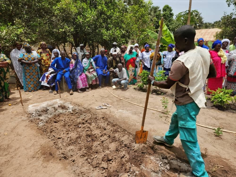 Démonstration technique de préparation des sols auprès de producteurs